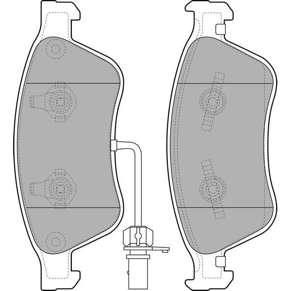 DELPHI LP2072 Fren Balatası Ön Phaeton 02- / A6 04- A8 03- 