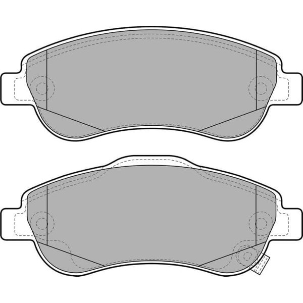 DELPHI LP2093 Fren Balatası Ön Cr-V 07-12 