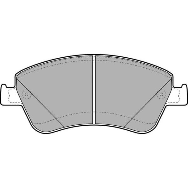 DELPHI LP2102 Fren Balatası Ön Corolla 07-12 Auris 07-12 1.4 D4D 