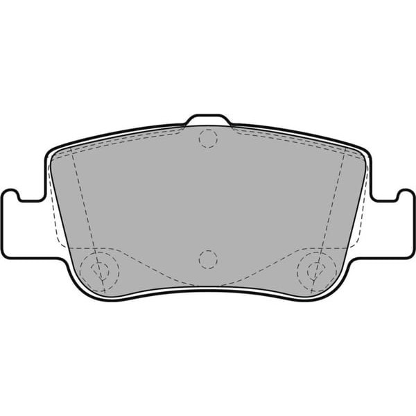 DELPHI LP2103 Fren Balatası Arka Corolla 07-12 Auris 07- Auris 12- 