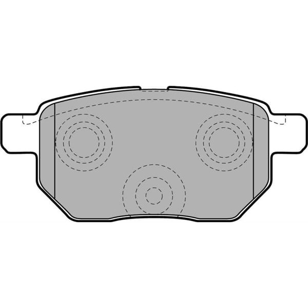DELPHI LP2105 Fren Balatası Arka Corolla 07-12 Auris 07- Benzinli Iq 09- Urban Cruiser 09- Prıus 09- 