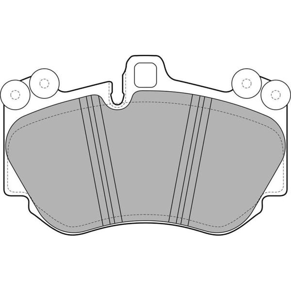 DELPHI LP2116 Fren Balatası Porsche Cayenne 03- Ön 