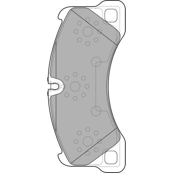 DELPHI LP2117 Fren Balatası Ön Touareg 7L 02- Touareg 7P 10- / Cayenne 10- Panamera 09- 