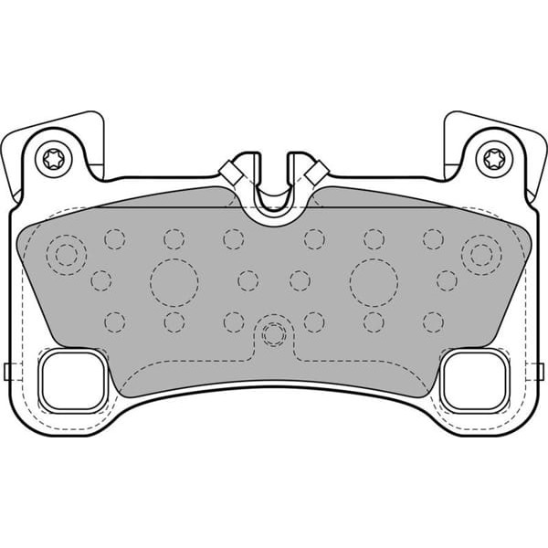 DELPHI LP2118 Fren Balatası Porsche Cayenne VW Touareg 10/02- Arka 