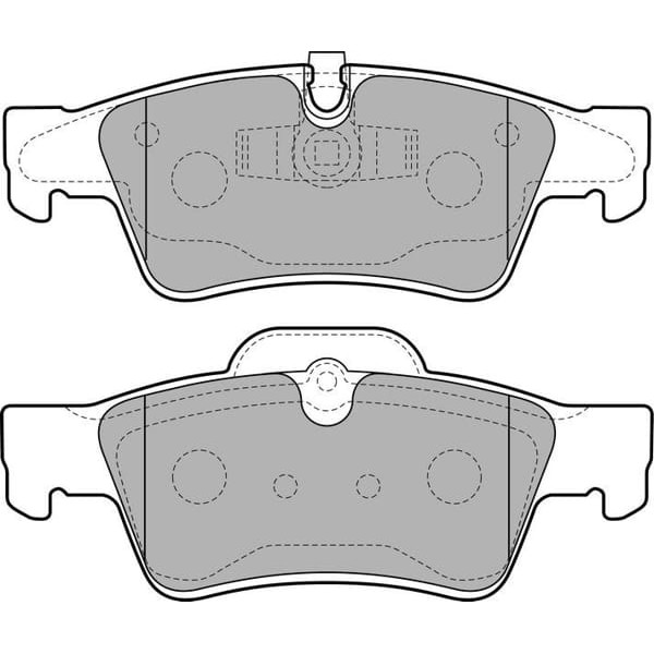 DELPHI LP2124 Fren Balatası Arka M Serisi W164 Ml280 Ml300 Ml320 Ml350 Ml420 Ml500 Ml63 R Serisi W25