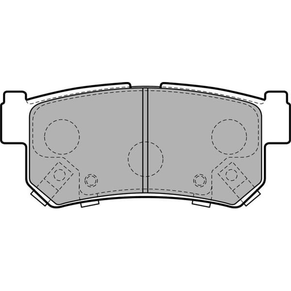 DELPHI LP2127 Fren Balatası Arka Actyon 08-12 Kyron 08-12 Rexton 06-12 