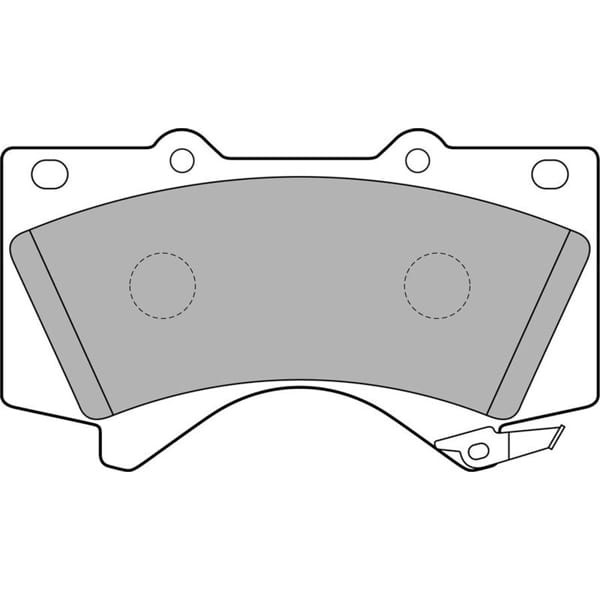 DELPHI LP2134 Fren Balatası Toyota LandCruiser 01/08- Ön