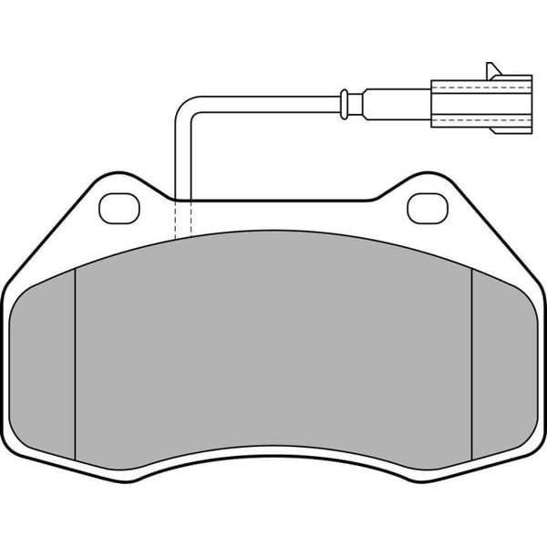DELPHI LP2136 Fren Balatası Ön 500 07- 1.4 / Mıto 08- 1.4 T-Jet