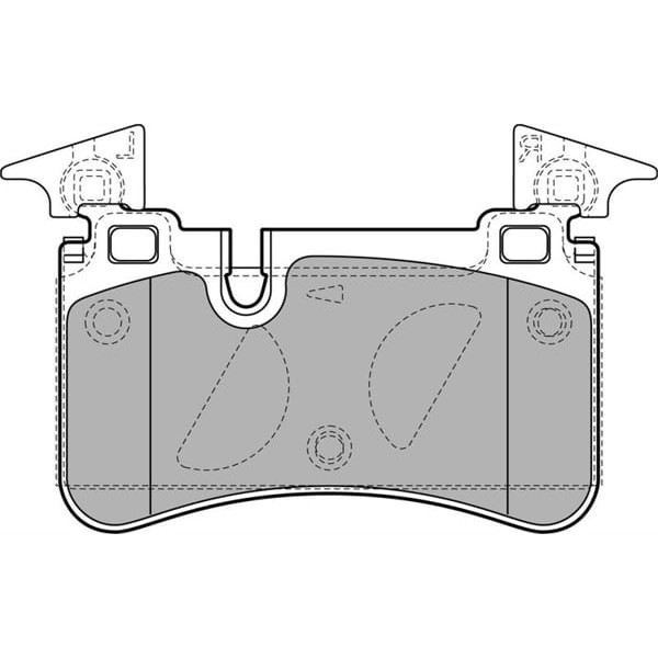 DELPHI LP2151 Fren Balatası Arka Mercedes Cls63 01/05