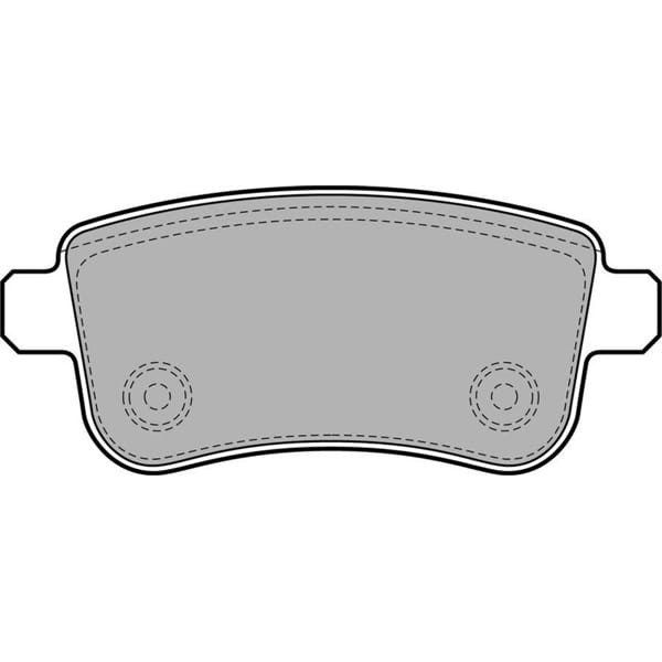 DELPHI LP2153 Fren Balatası Arka Megane III 08- Megane IV 15- Scenic III 08- Fluence 08- 