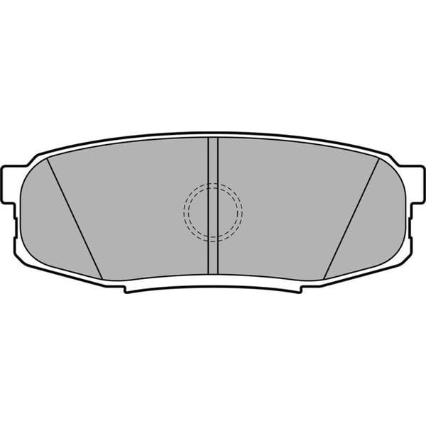 DELPHI LP2154 Fren Balatası Toyota LandCruiser 01/08- Arka 