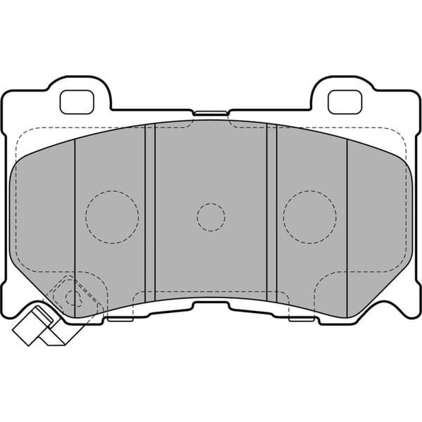 DELPHI LP2156 Fren Balatası Ön 370Z 03- / G37 Fx50 Qx70 