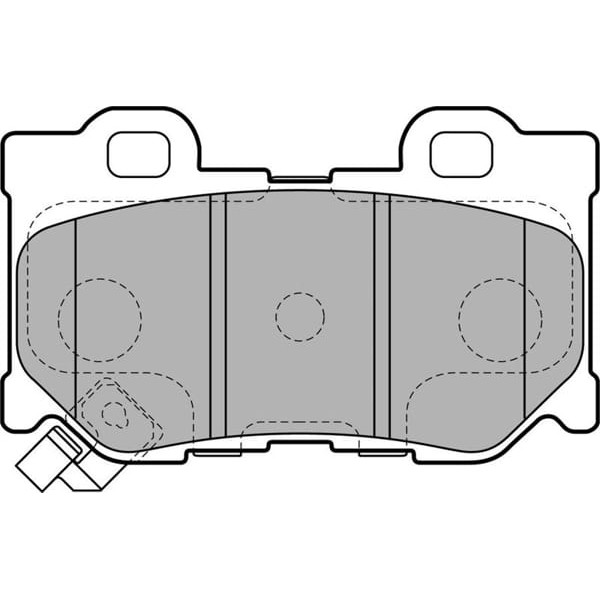 DELPHI LP2157 Fren Balatası Arka 370Z 03- / G37 Fx50 Qx70