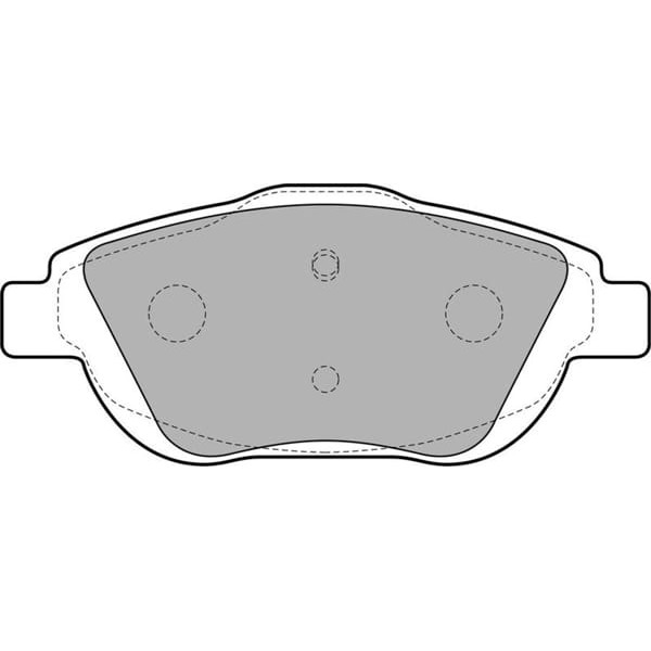 DELPHI LP2164 Fren Balatası Ön 2008 13- / C3 09- C3 Picasso 09- Ds3 10- 