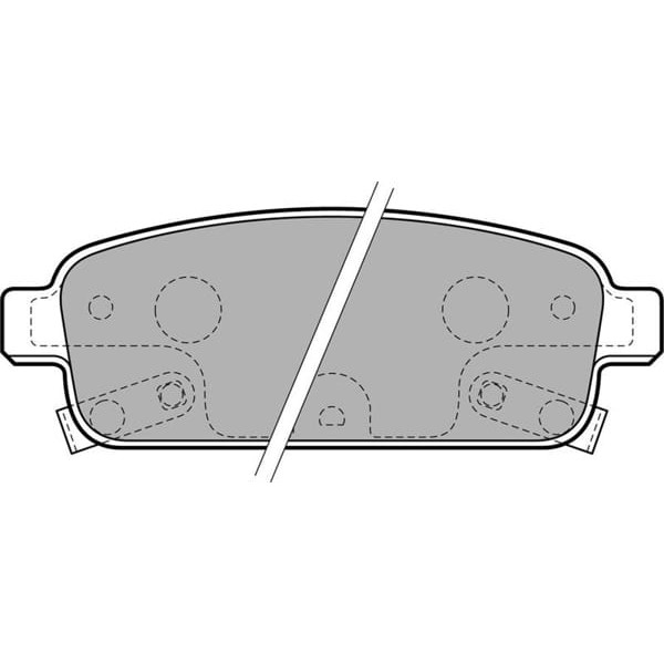 DELPHI LP2167 Fren Balatası Arka Astra J 09- Zafira C 11- Ampera 11- Cascada 13- Mokka 13- / Orlando