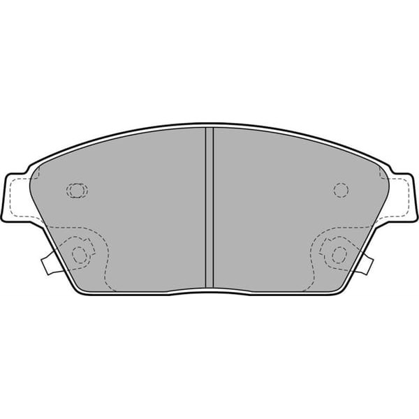 DELPHI LP2170 Fren Balatası Ön Astra J Astra J 09- Zafira C 11- Ampera 11- Mokka 13- / Orlando 10- C