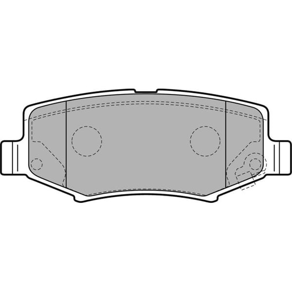 DELPHI LP2172 Fren Balatası Arka Cherokee 03-08 Compass 06- Wrangler 07- / Nıtro 07-12 