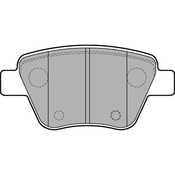 DELPHI LP2178 Fren Balatası Arka Golf VI 08- Eos 06- Jetta III 05- Jetta IV 10- Scırocco 08- Beetle