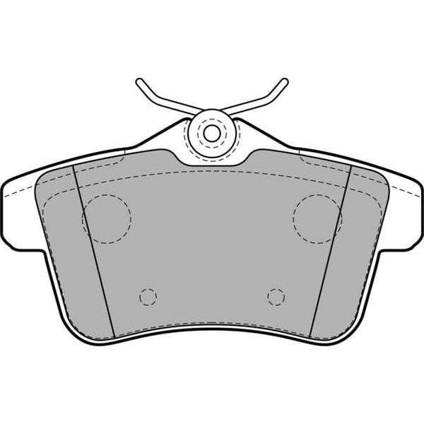 DELPHI LP2180 Fren Balatası Arka 508 10- 2.0 HDI Hybrid4 3008 09- 5008 09- Rcz 10- / C4 10- Ds4 11- 