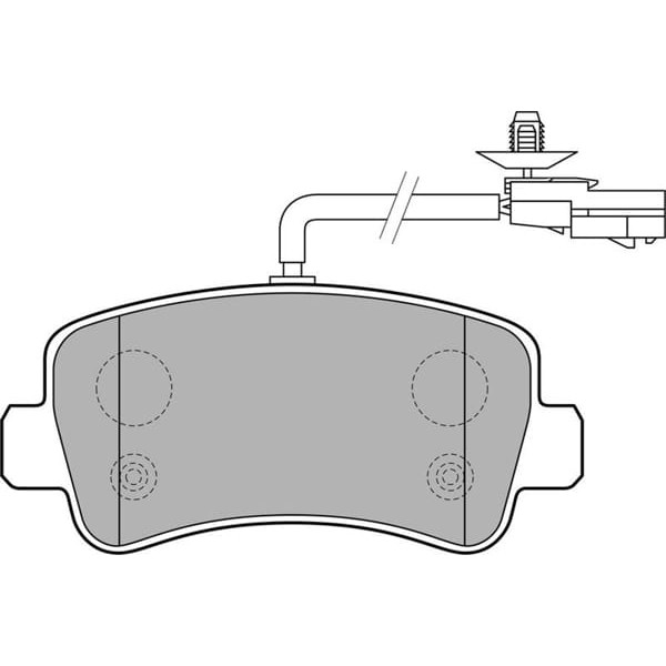 DELPHI LP2191 Fren Balatası Arka Fişli Master III 10- / Movano B 10- / Nv400 10- 