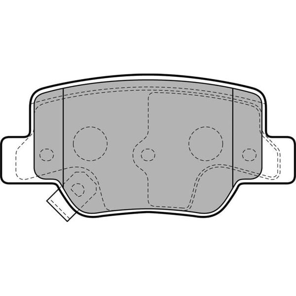 DELPHI LP2193 Fren Balatası Arka Verso 10-13 