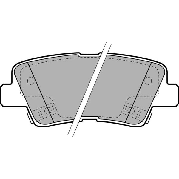 DELPHI LP2195 Fren Balatası Kia Soul 02/09- Arka 