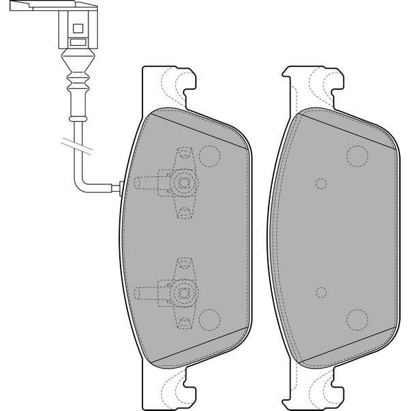 DELPHI LP2199 Fren Balatası Ön Fişli Transporter T5 03- Transporter T6 15- Büyük Tıp 
