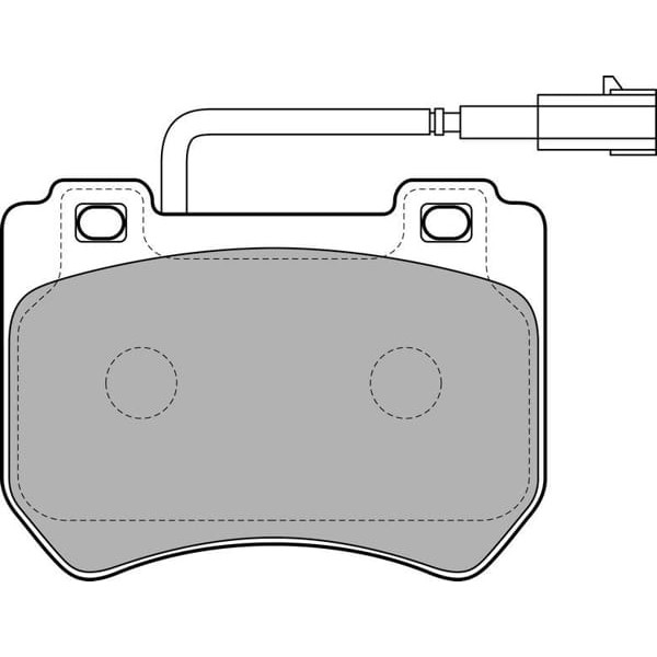 DELPHI LP2200 Fren Balatası Alfa Romeo 159 Brera Spıder 01/06- Ön