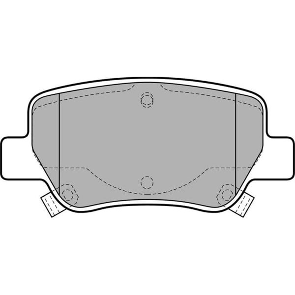 DELPHI LP2206 Fren Balatası Toyota Avensis 01/09- Arka 