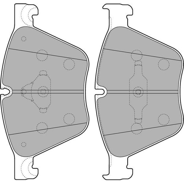 DELPHI LP2210 Ön Fren Balatası X5 E70 Xdrive 5.0I 10- X6 E71 E72 Xdrive 5.0I Actıve Hybrid 08- Bmw 5