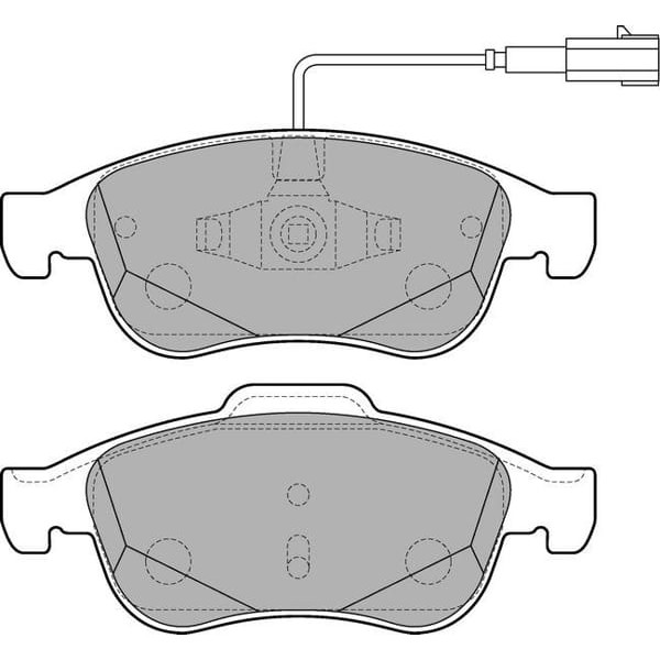 DELPHI LP2220 Fren Balatası Ön Fişli Gıulıetta 10-
