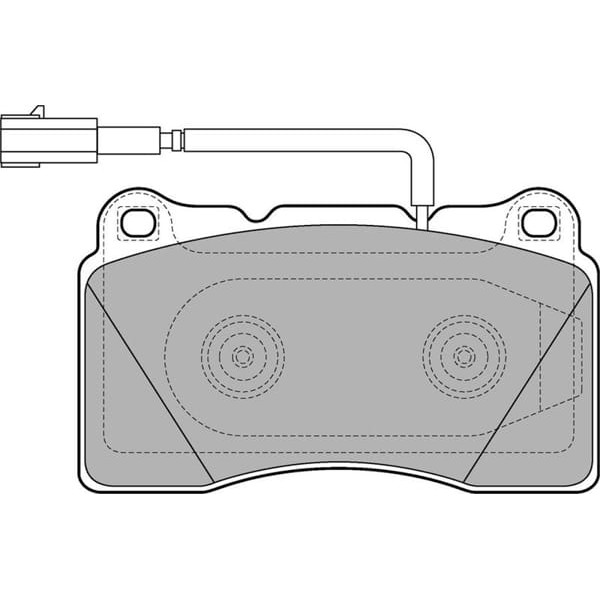DELPHI LP2221 Fren Balatası Ön Gıulıetta 10- 