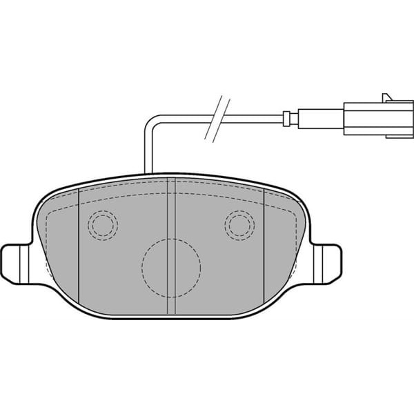DELPHI LP2223 Fren Balatası Arka Gıulıetta 10- 