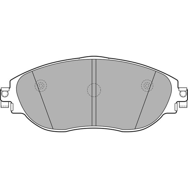 DELPHI LP2250 Fren Balatası Ön Golf Vıı 14- Passat B8 14- Tiguan II 16- Touran III 15- / A3 12- / At 