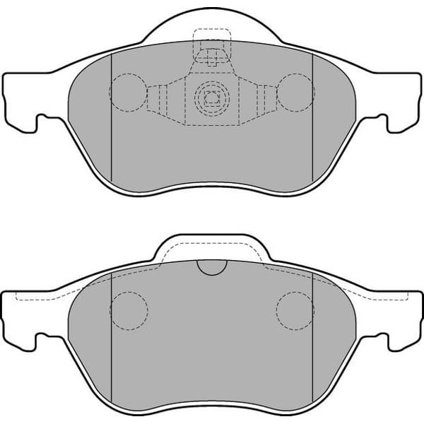 DELPHI LP2252 Fren Balatası Ön Megane II 05- Scenic II 05- 