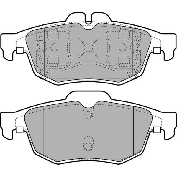 DELPHI LP2259 Fren Balatası Arka Laguna II 01- Laguna III 07- Latitude 11- Espace 02- / 508 10- / C5 