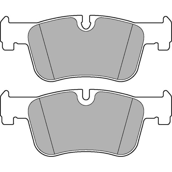 DELPHI LP2285 Fren Balatası Ön Bmw 1 F20 F21 Bmw 3 F30 F31 Bmw 4 F32 F36 