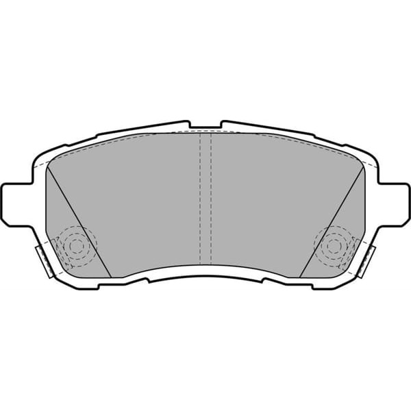 DELPHI LP2306 Fren Balatası Ön Fiesta VI 08- 