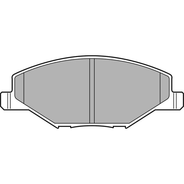 DELPHI LP2444 Fren Balatası Skoda Fabia 11/11- Ön 