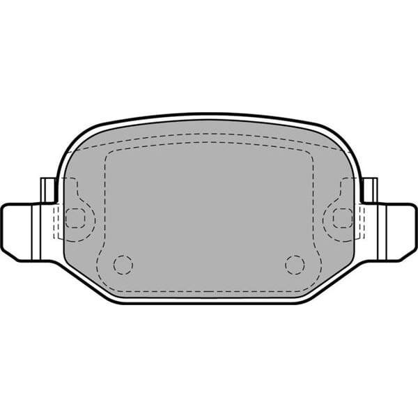 DELPHI LP2475 Fren Balatası Arka Fıssız 500 07- Linea 07- Panda 12- 4×4 / 147 00- 156 97- Gt 03-10 