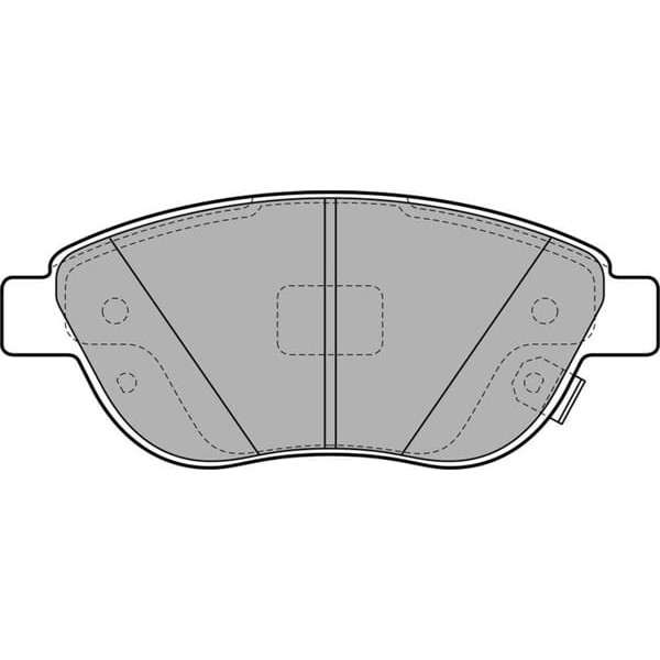 DELPHI LP2476 Fren Balatası Ön Fıssız 500 L 12- / Corsa D 06- Büyük Tıp 