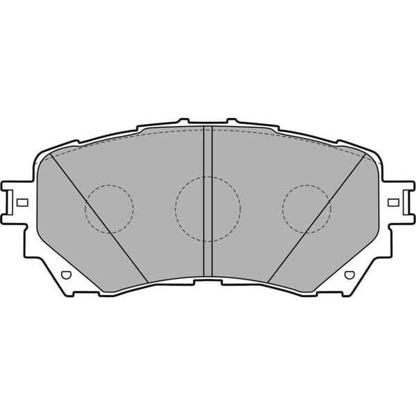 DELPHI LP2487 Fren Balatası Ön Mazda 6; Mitsubishi Outlander 12