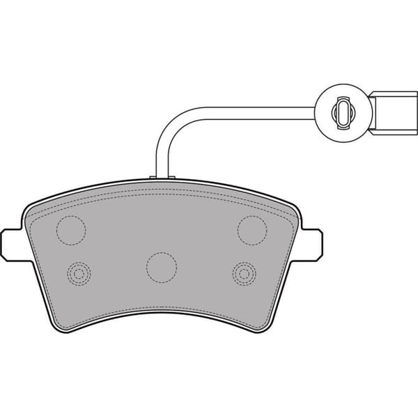 DELPHI LP2504 Fren Balatası Ön Kangoo II 08- / Cıtan 12- 