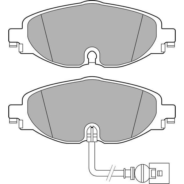 DELPHI LP2698 Fren Balatası Ön Golf Vıı 14- Passat B8 14- Tiguan II 16- Touran III 15- / A3 12- / At 
