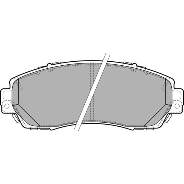DELPHI LP2710 Fren Balatası Ön Cr-V 06-12 Dizel