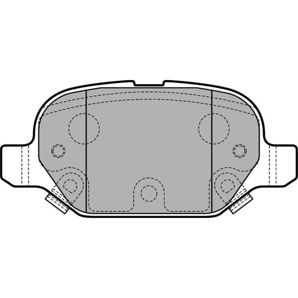 DELPHI LP2761 Fren Balatası Arka Fiat Panda 900Cc 02/12