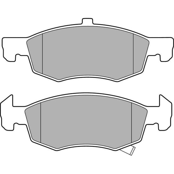 DELPHI LP3163 Fren Balatası Ön Albea 1.3 Doblo 01- Panda 03- / Corsa E 14- Corsa D 06- Adam 13- 14 J 