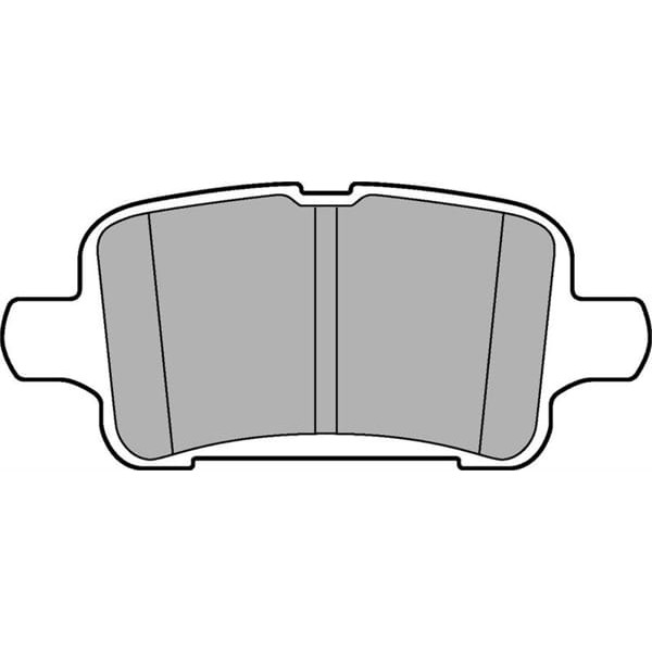 DELPHI LP3218 Fren Balatası Arka Fişli Astra K 15- 17.00Mm