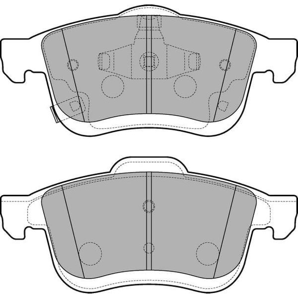 DELPHI LP3220 Ön Fren Balatası 500L 12-