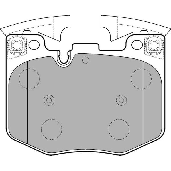 DELPHI LP3235 Fren Balatası Ön 320-330-525-530-540-630-640-730-740-750-840-X3 